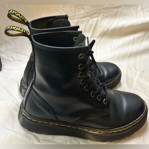 Dr. Martens  Black Textured Design